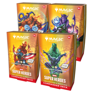 Magic Marvel Super Heroes Commander Deck Set Collectors Edition ENG