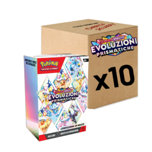 Pokemon Evoluzioni Prismatiche Bundle da 6 Bustine Case da 10