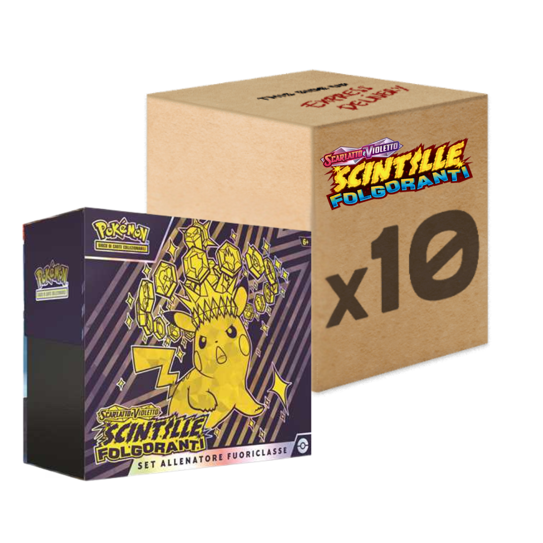 Pokemon Scintille Folgoranti Set Allenatore Fuoriclasse ITA - CASE 10 ETB